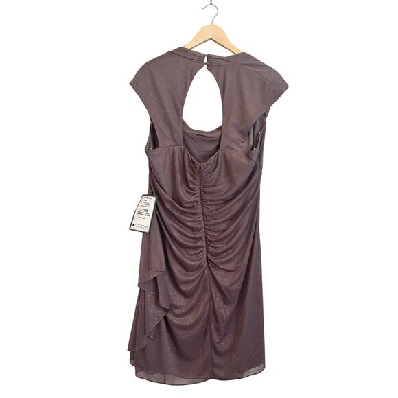 R&M RICHARDS WOMAN FORMAL LAVENDER MINI DRESS  SIZE18W nwt - Picture 8 of 10